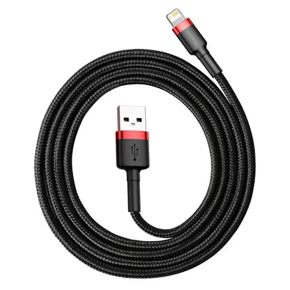 Baseus 7Pin Charge Cable for iPhone 14 13 12 11 Xs X 8 Plus Cable Fast Charging Cable for iPhone iPad Charge Cable USB Data Line