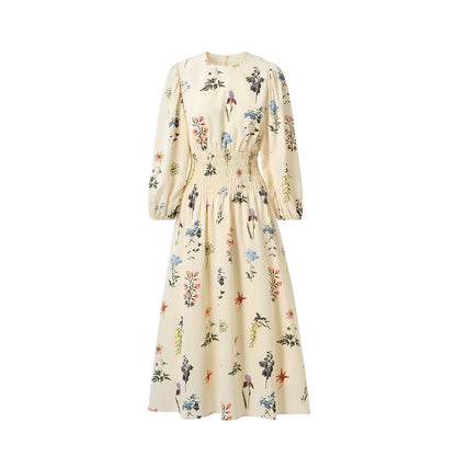 AP SS26 Women Smock Floral Dress Sweet Style