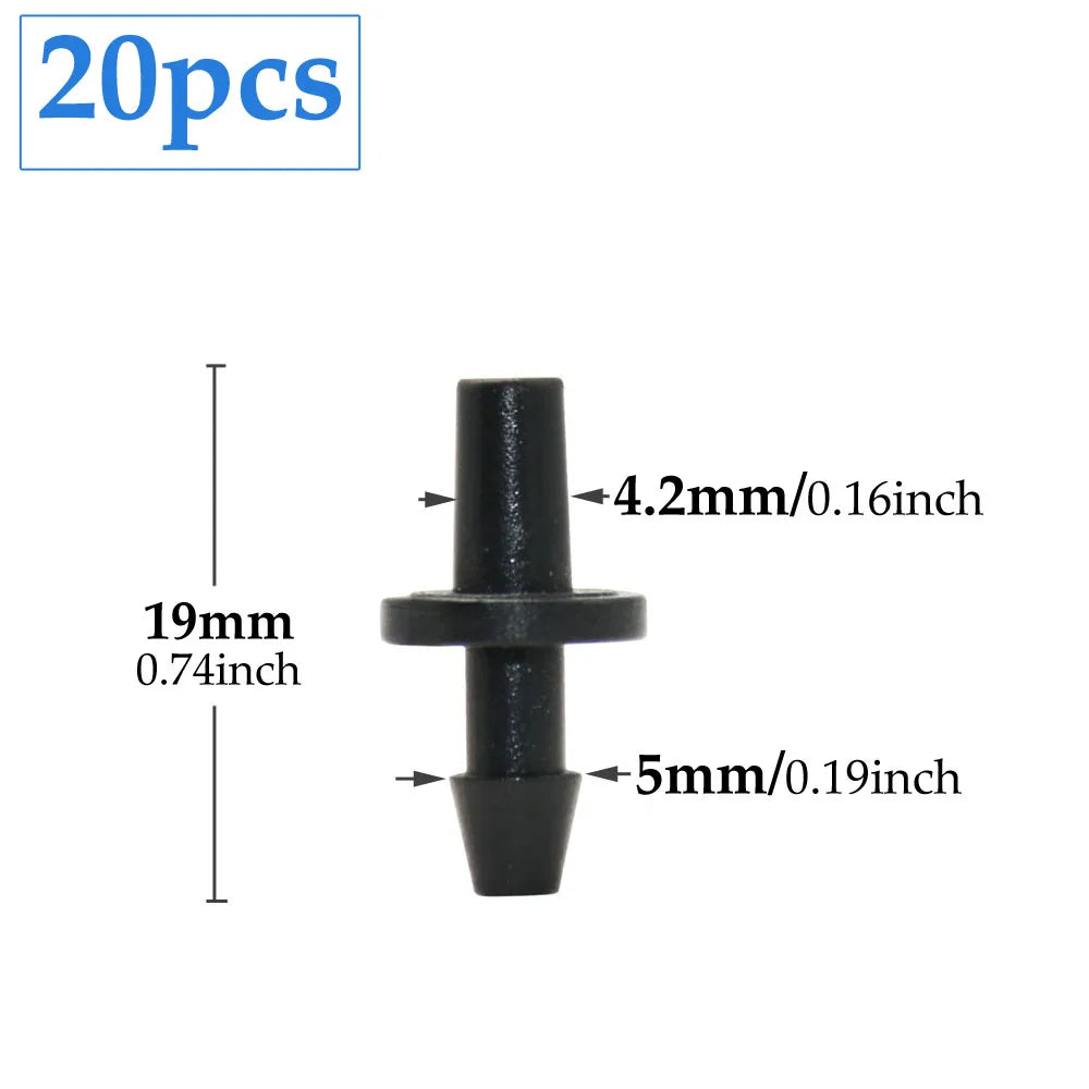 2L 4L 8L Irrigation Drippers Fitting 2/4-way Arrow Dropper Connector Cross Water Splitter Emitter Micro Drip Irrigation System