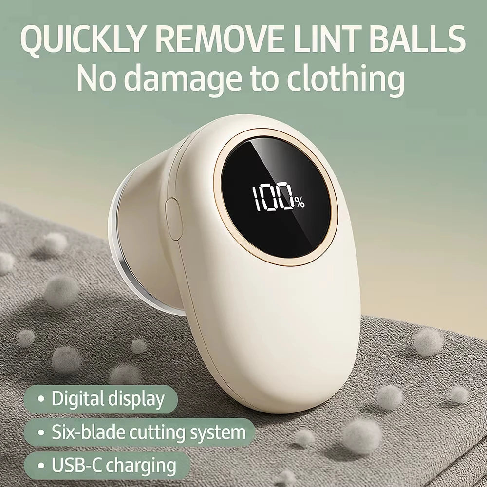 Electric Clothing Shaver Portable Garment Fabric Professional Lint Remover USB Charging Suitable for Sweaters Pants Cushions