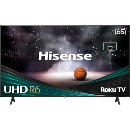 65-Inch Class R6 Series 4K UHD Smart u TV with Alexa Compatibility, Dolby Vision HDR, DTS Studio Sound, Game e (65R6G),Black