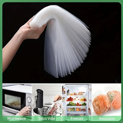 500cm/Rolls Food Vacuum Bags for Sous Vide Storage Packaging bag for Vacuum Sealer Meat Fruits Vegetables