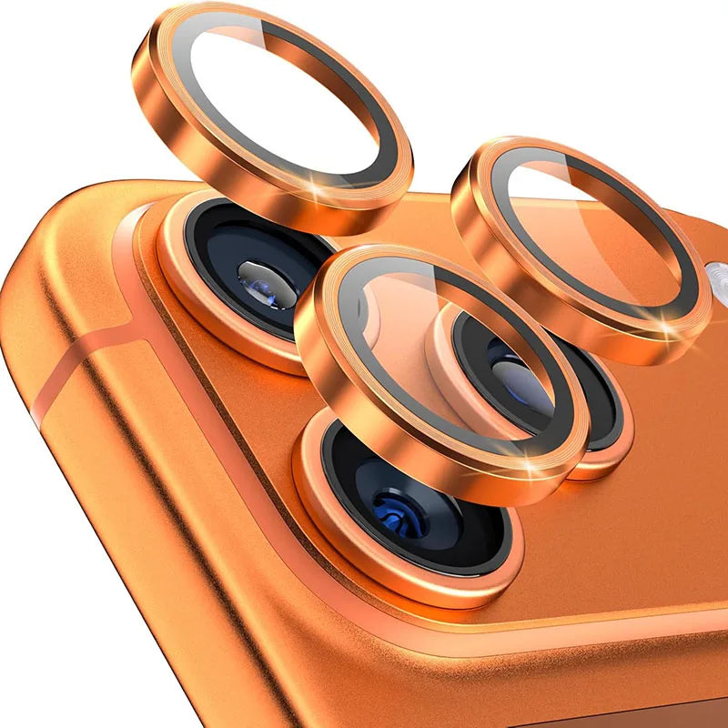 Aluminum Alloy Metal Camera Protector Ring Film For IPhone 17 Air 17 Pro Max 17 Plus Rear Camera Lens Protect Cover Case