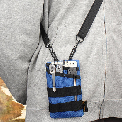 Foldable Small Tool Storage EDC Pouch Lightweight Wear Resistant Organizer for Camping Hiking Sports Portable Credit Card Wallet