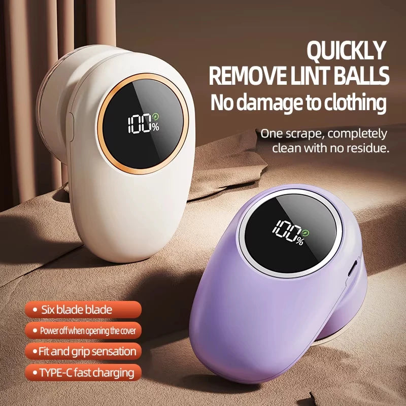 Electric Clothing Shaver Portable Garment Fabric Professional Lint Remover USB Charging Suitable for Sweaters Pants Cushions