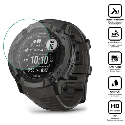 Hard Glass Smartwatch HD Protective Film For Garmin instinct 2X Solar (Tactical) Screen Protector Cover Smart Watch Accessories