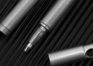 Portable Mini Titanium Ballpoint Pen EDC Gadget Keychain For Outdoor Camping Hiking Survival Gadget