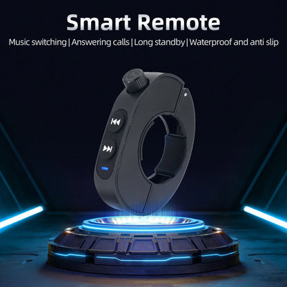 Bluetooth-compatible Wireless Smart Remote Wheels Switch Motorcycle Handlebar Media Controller Phone Remote For Cars Motorbikes