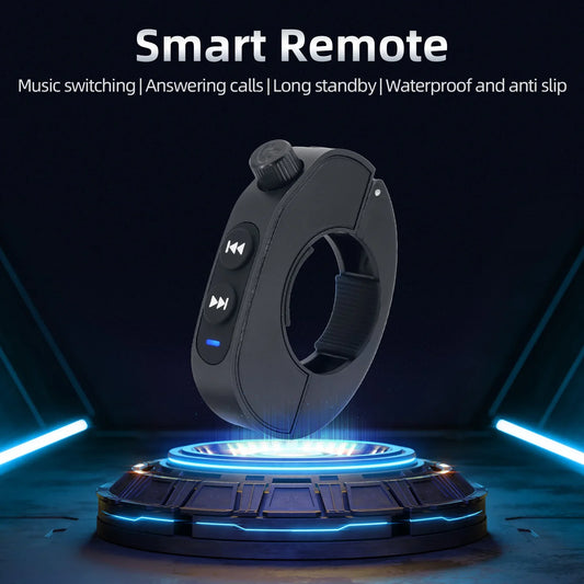 Bluetooth-compatible Wireless Smart Remote Wheels Switch Motorcycle Handlebar Media Controller Phone Remote For Cars Motorbikes