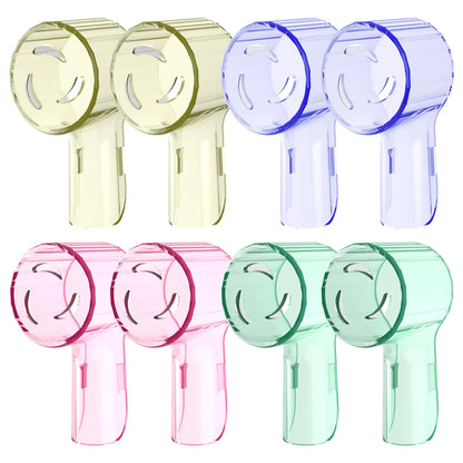 Toothbrush Dustproof Covers Caps Compatible with Braun Oral B Replacement Heads and iO Series Electric Toothbrush Head Protector