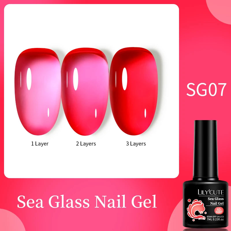 LILYCUTE 7ml White Color Gel Nail Polish Semi Permanent UV Gel Polish Gorgeous Full Coverage Soak Off UV LED Nail Gel Varnishes