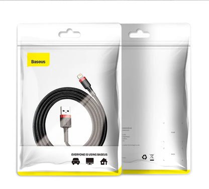 Baseus 7Pin Charge Cable for iPhone 14 13 12 11 Xs X 8 Plus Cable Fast Charging Cable for iPhone iPad Charge Cable USB Data Line