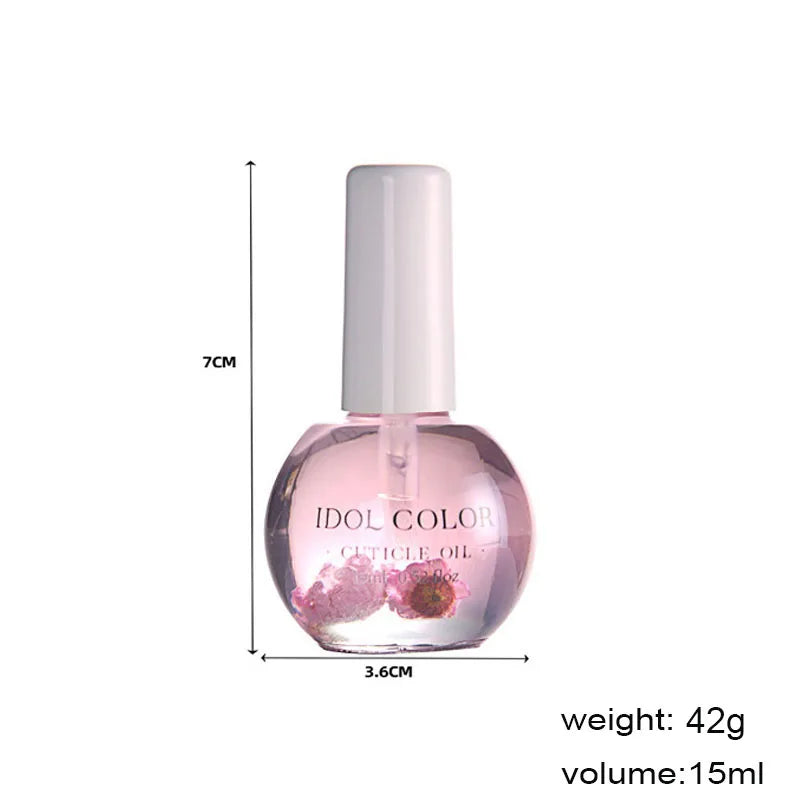 15ml/Bottle Nail Nutrition Oil Moisturizing Dried Nutrient Nail Cuticle Oil 9-Flowers Manicure Care Repair Damaged Liquid Oil #*