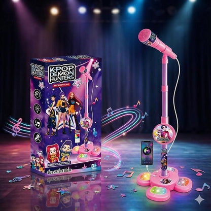 Unleash Your Child'S Inner Pop Star! This Karaoke Microphonetoy with Colorful LED Lights & Built-In Music Encouragessinging, Boosts Confidence, and Makes a Perfect Birthday Giftfor Children Aged 3-8. Fun, Educational, and Hours Ofentertainment!