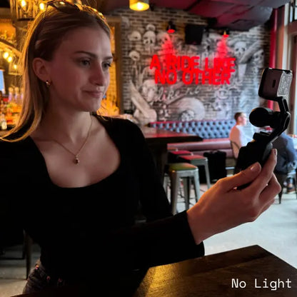 Zacuto- Osmo Pocket 3 Fill Clip on Light for Content Creators, Vloggers, Travel Videography and More.