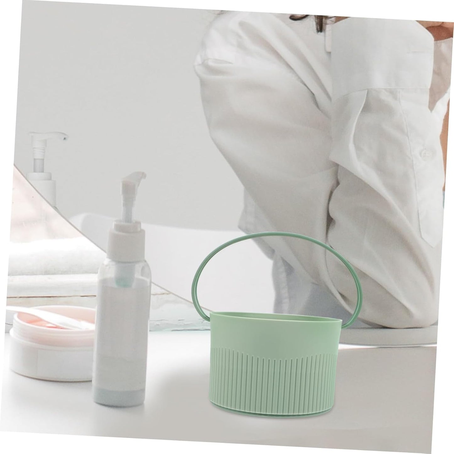 Minkissy Cosmetic Brush Cleaner Makeup Brush Cleaning Bowl Multi-Functional Cleaning Tool for Women