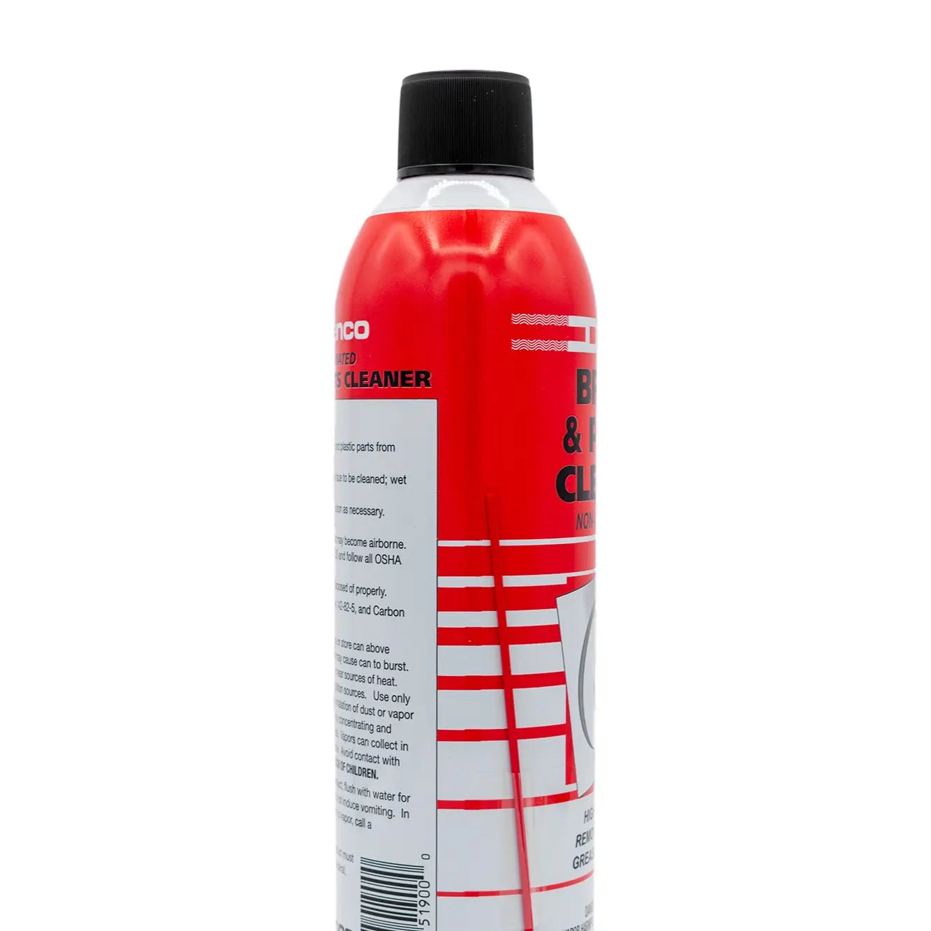 Denco #1930 Brake & Parts Cleaner Non-Chlorinated 13 Oz Cans 12 Pack High Power Spray Cleaner for ABS Calipers Pads Rotors
