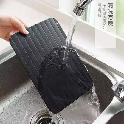 Fast Defrosting Tray Planche Decongelation Thaw Frozen Food Meat Fruit Quick Defrosting Plate Board Defrost Tray Kitchen Gadgets