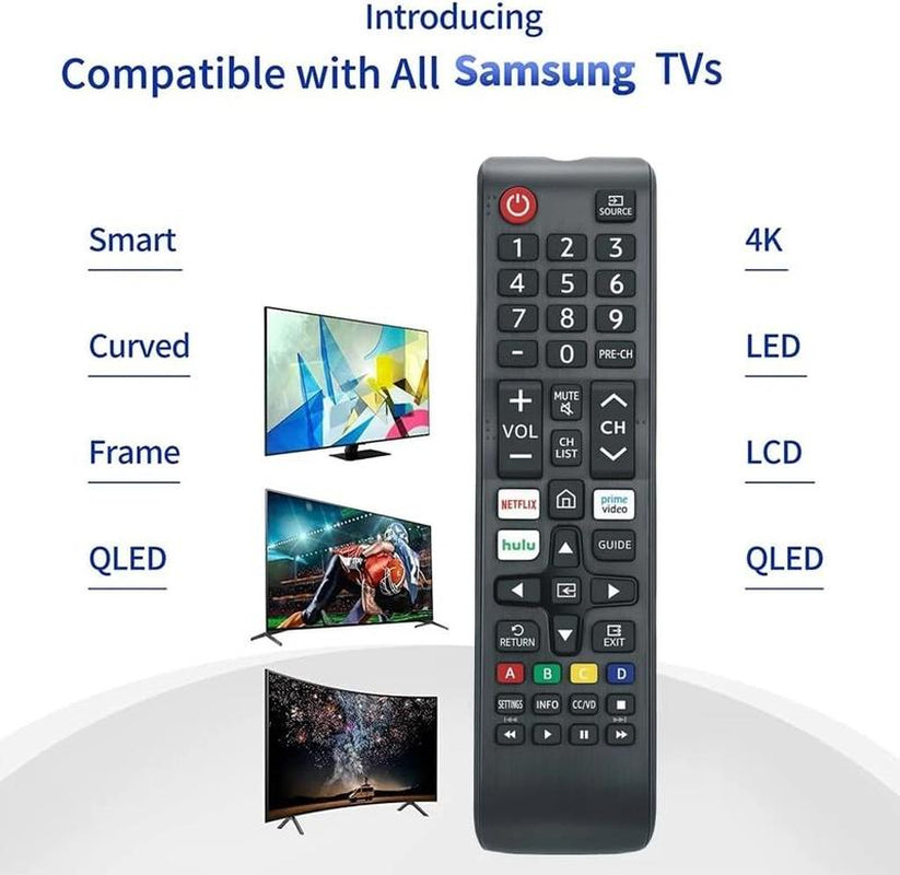Universal Remote Control for All Samsung Smart TV 4K LED HDTV BN59-01315A