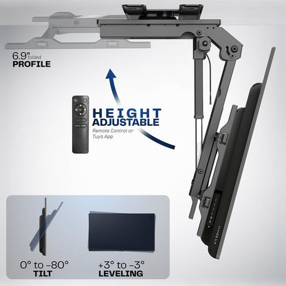 Electric Flip down / Swivel 37" to 70" TV Ceiling Mount