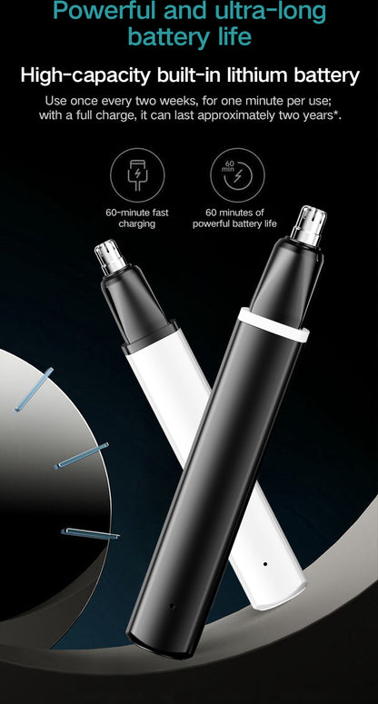 Electric new nose hair trimming rechargeable cleaning nose hair removal and repair tool scissors shaving tool