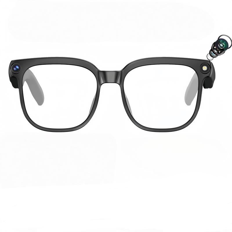 Smart AI Camera Glasses with 8MP Photochromic Lenses ,Button Touch Adjustment for Travel Outdoor Adventures Hands-Free Photography 160+Languages Real-Time Translation Bluetooth Wireless Wearable Video Recording UV Protection
