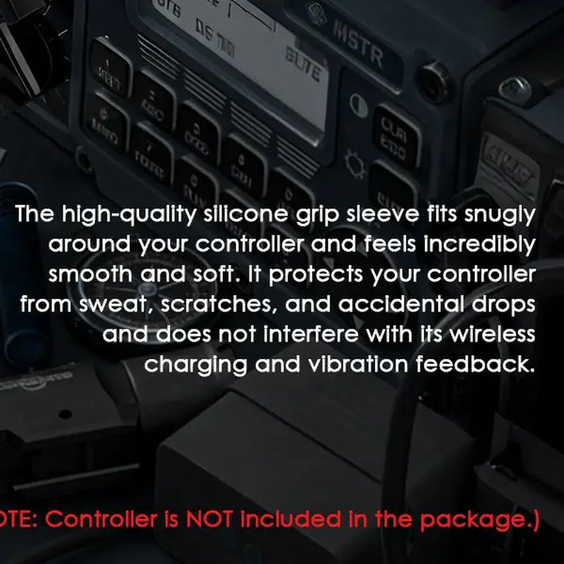 VIDPPLUING Playstation 5 Controller Silicone Protective Case Skin-Friendly Non-Slip Sweat-Proof Drop-Proof Joystick Cap Set for Enhanced Control Tactical Gloves & Protective Covers