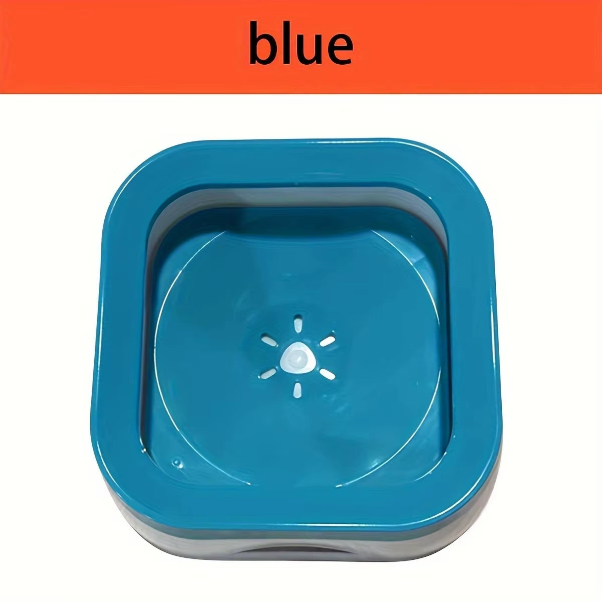 1PC Dog Floating Water Bowl No Spill Slow Water Feeder Dog Bowl Non-Slip Pet Drinking Fountain