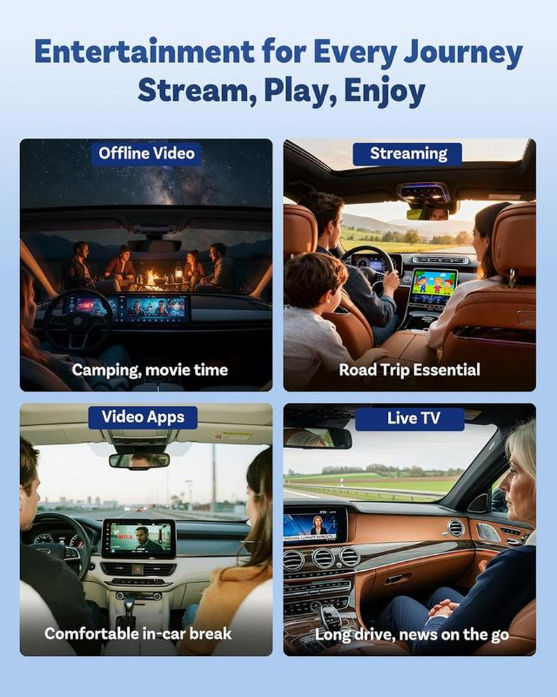 OTTOCAST PLAY2VIDEO ULTRA WIRELESS CARPLAY ANDROID AUTO AI BOX