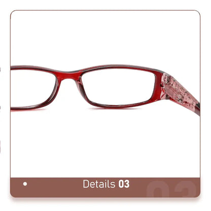 5Pcs Reading Glasses Women Blue Light Blocking Designer Computer Square Reader Spring Hinge Eyewear Lens Fashion Glasses