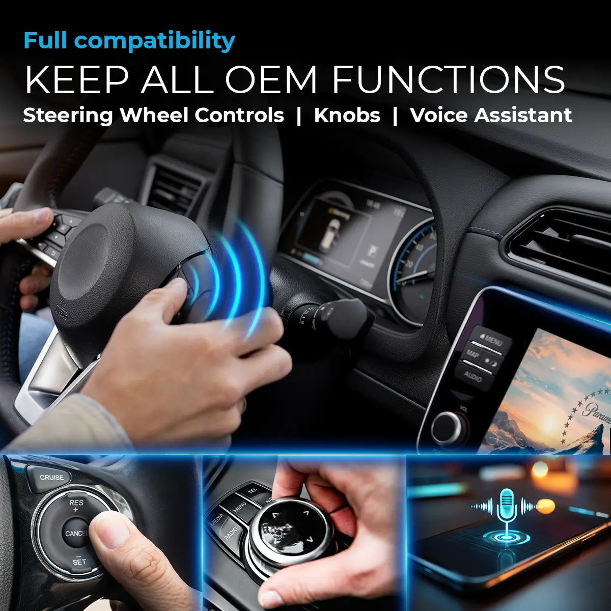 Autosky Box Flex - Transform Your Car'S Dashboard Screen into an Entertainment Hub