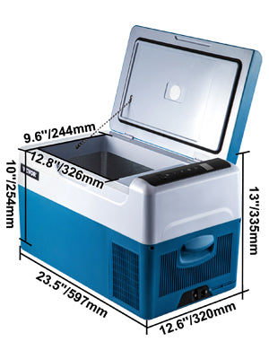 SucceBuy 20L 22L 35L 45L 55L Car Refrigerator Mini Fridge Freezer Portable Compressor Cooler 12/24V Ice Box for Camping